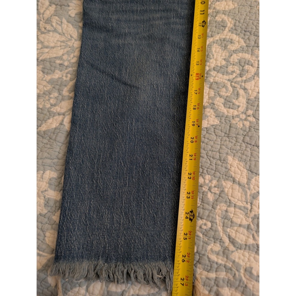 Madewell The Perfect Vintage Jean High Rise Tapered Raw Hem AF691 Blue 27 NEW - Picture 11 of 11